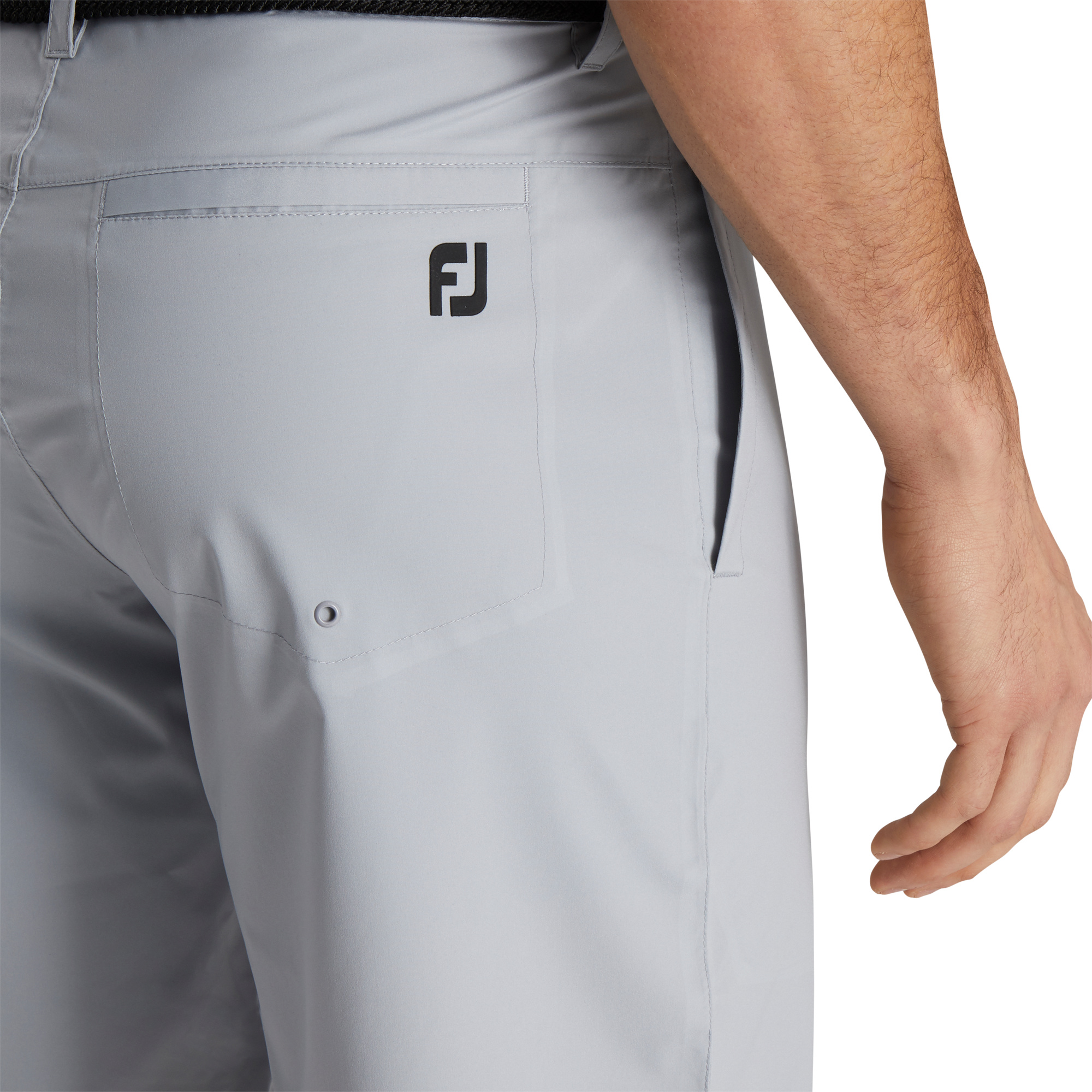 FootJoy Mens Pleated Golf Shorts Khaki - 24075