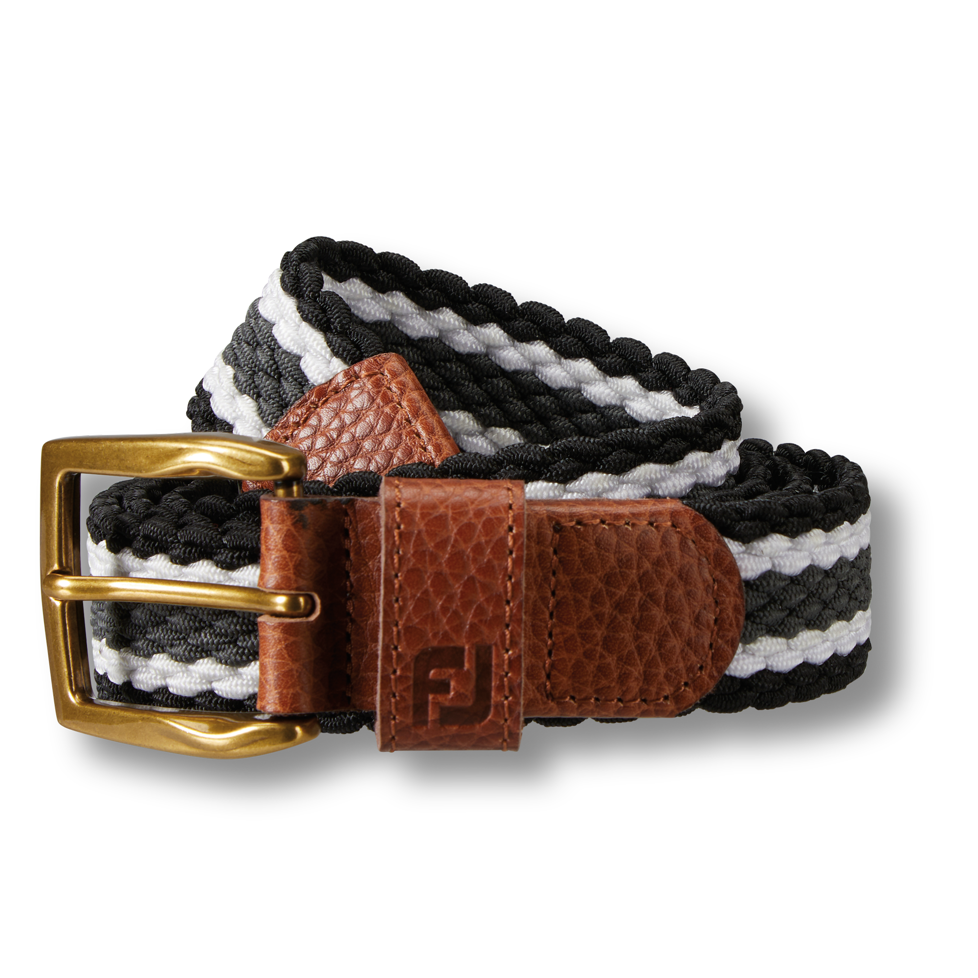 Striped Braided Belt-Previous Season Style